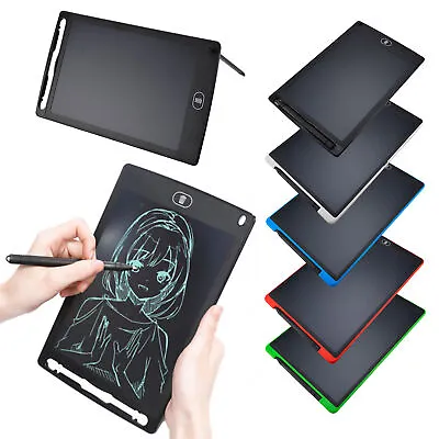 $10.44 • Buy 8.5 / 10 / 12  LCD Writing Tablet Drawing Board Colorful Handwriting Pad Kids