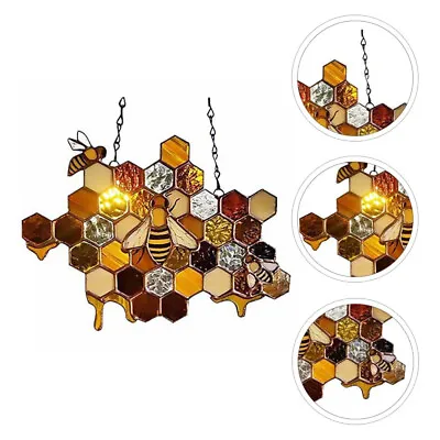 Honeycomb Garden Decor Front Door Art Honeycomb Farmhouse Wall Art • £7.05