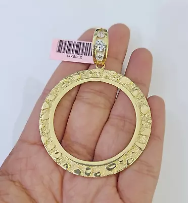 Real 14k Bezel Ring Centenario Coin Yellow Gold Mexico Mexican Coin • $855.97