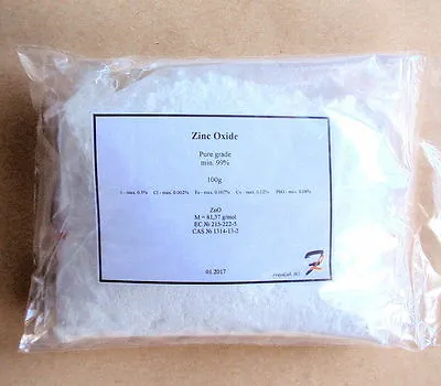 Zinc Oxide Powder - 99.5% Pure Grade • £15.12