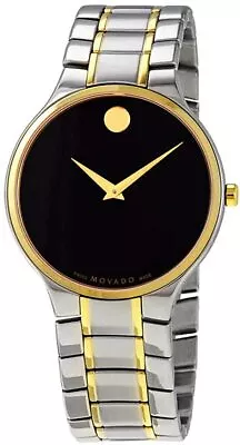 Brand New Movado Men's Serio 38mm Stainless Steel Two-toned Watch 0607284 • $575