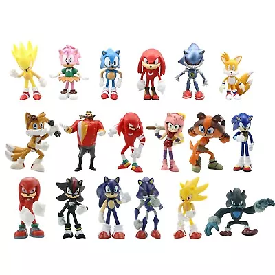 $15.99 • Buy Sonic The Hedgehog Action Figure Kids Toy Doll Gift Cake Topper Decor