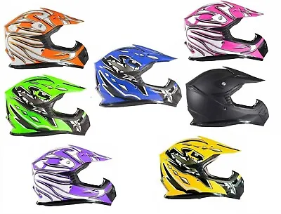Kids Motocross Helmet Child DOT ATV UTV MX Off-Road Youth Riding Gear DirtBike  • $36