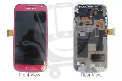 Genuine Samsung Galaxy S4 Mini I9195 Pink LCD Screen & Digitizer - GH97-14766G • £35.95