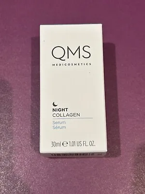 Genuine & SEALED QMS Medicosmetics Night Collagen Serum 30ml BRAND New & Fresh • £29.99