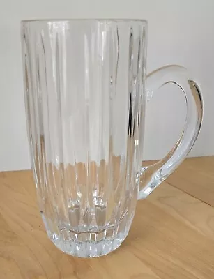 Mikasa Crystal Park Lane Pattern Beer Stein-Retired Pattern • $49.99