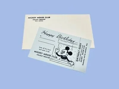 Mint Hilo Theater 1930's Mickey Mouse Card • $25