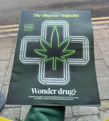Observer Magazine 11th Feb 2024 Wonder Drug Medical Cannabis + Sharon Osbourne • £5.15