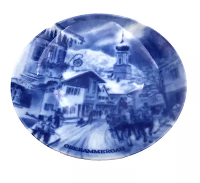 Kaiser German Porcelain Commemorative Plate Town Of Oberammergau • $15.99