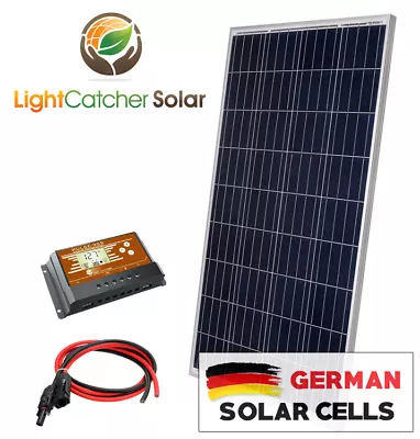 100 Watt Solar Panel Kit RV Kit With Wires 100W For RV SHED 12V Battery Charger • $76.99