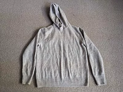 J. Crew Cashmere Sweater Womens Small Hooded Hoodie Sweatshirt Knit Drawstring  • $44.99