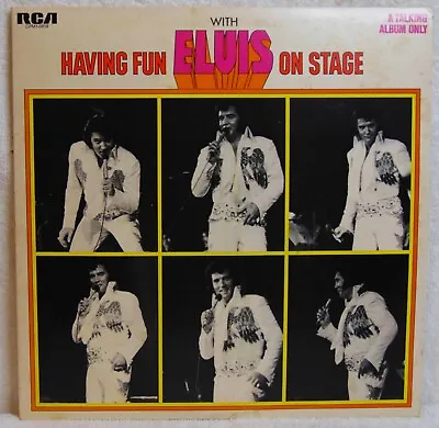 Elvis Presley–Having Fun With Elvis On Stage-1974 RCA Victor Monologue LP VG+ • $28.99