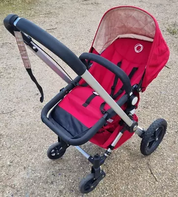 Bugaboo Frog Pram/Pushchair In Good Condition. Red With Many Extras • £99