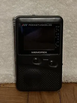 Memorex Pocket Vision 26 Cat. No. 16-163 Portable Handheld TV WORKS! • $19.99