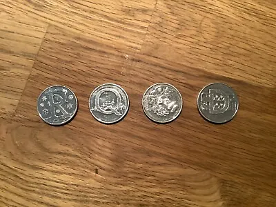 4 X  A Z  ALPHABET 2018  UNC. 10p COINS.   LETTERS  R Q E D. • £5.50