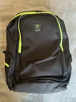 Premium Monster Bagpack | With Laptop Sleeve And Green Reflective Accents • $30