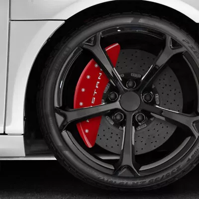 Red MGP Caliper Covers W/Bar & Pony Fits 2015-2020 Ford Mustang EcoBoost • $289