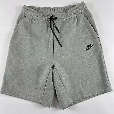 Nike Sportswear Tech Fleece Gym Grey Cotton Sweat Shorts Men's Small S W30  • $29.99