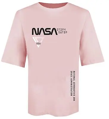 NASA Womens Oversized T-shirt Rocket S-XL Official • £13.99