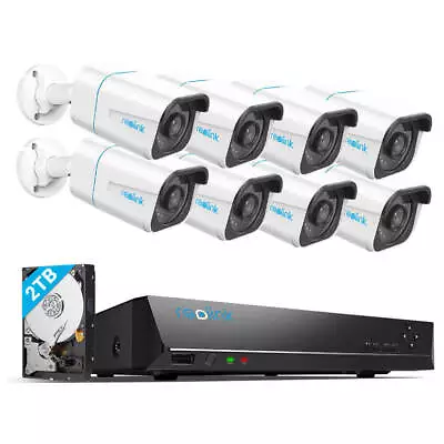 Reolink Security Camera System 8CH 4K 8MP NVR Kit AI Detection Night Vision 810A • $1146.99