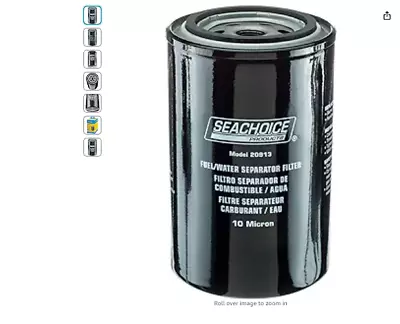 Seachoice Fuel Water Separator Filter Canister Yamaha 10 Micron • $22.99