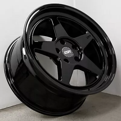 18x9.5 Black Wheels ESR CR5 5x100 22 (Set Of 4)  72.56 • $1159