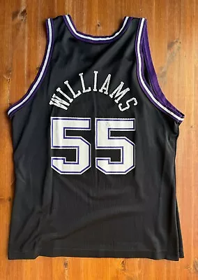 Jason Williams Sacramento Kings Vintage NBA Champion Jersey 90s Size 44 • $31