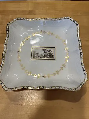 Vintage Richard Ginori Fiesole Square  8” Plate • $55