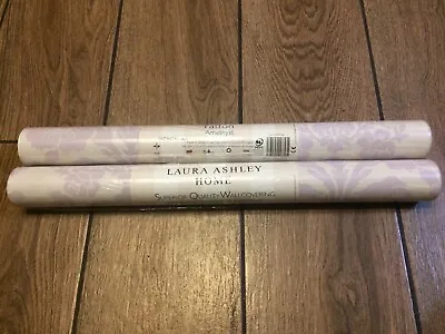 2 Laura Ashley Tatton Amethyst Wallpaper Rolls W084251-A/1 • £26