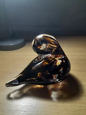 Vintage Glass Duck Paperweight Stamped Langham England • £9.99