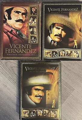 VICENTE FERNANDEZ 12 Películas DVD Lot LA LEY DEL MONTE Y Mas Spanish • $49.99