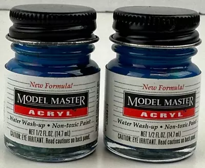 GRUN RLM 73 Model Master Acryl 0.5 Fl.oz. (14.7 ML) LOT Of 2 Paint • $7.97