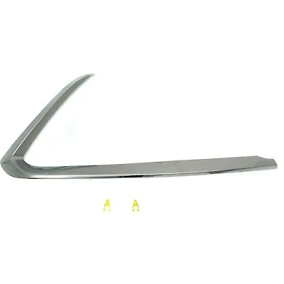 Bumper Trim Lower Molding For 2016-2022 Mazda CX-9 Front Passenger Side Chrome • $64.30