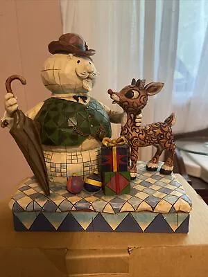 $50 • Buy Jim Shore Rudolph Red Nosed Reindeer  Rudolph & Sam The Snowman  4008339