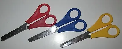 £2.98 • Buy Safety Childrens Scissors For Kids With 5cm Ruler On Metal Part. 130mm Long