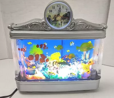 Vintage Fish Lamp & Clock- Tested Working Awesome • $59.96