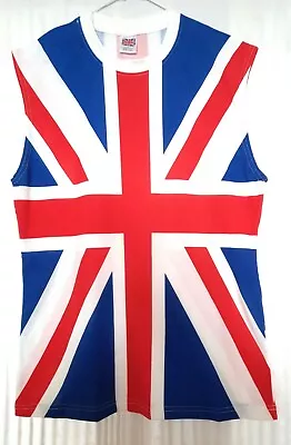 Union Jack Men T-Shirts GB T-SHIRTS 100% COTTON Sleeveless T.SHIRT  • £7.95