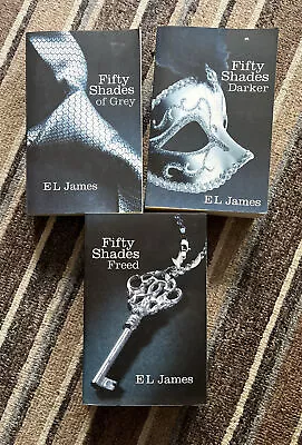 50 Shades Of Grey Darker & Freed Trilogy 3 Book Set - E L James • £5.99