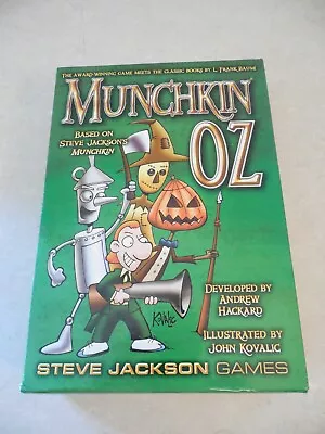 Munchkin Oz Steve Jackson Games 2015 Open Box Contains 168 Cards & 1 Die! • $14.99