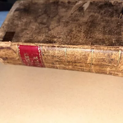 Antique German Luther’s Bible  Martin Luther Potentially From 1733 Missing Pages • $599