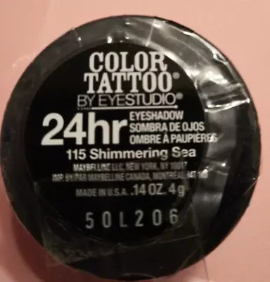 Maybelline New York Color Tattoo 24hr By Eyestudio 115 Shimmering Sea  • $8