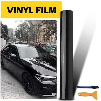 High Gloss Glossy Vinyl Film Wrap Sticker Decal DIY Bubble Free Air Release • $11.99