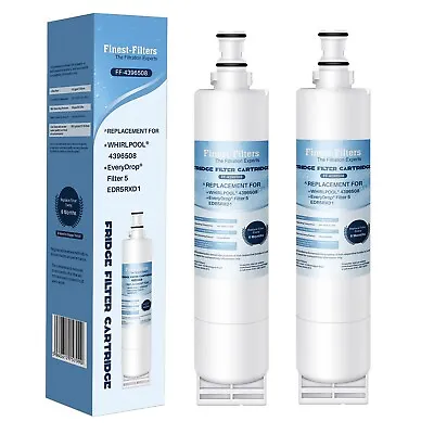 £21.95 • Buy 2 X Fridge Filter Cartridge Replacement For Whirlpool 4396508 EveryDrop Filter 5