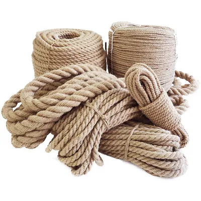 1  1/4  1/2  Manila Rope Boat Docks Tree Work Dock Farm Nautical Art Craft Rodeo • $66.89