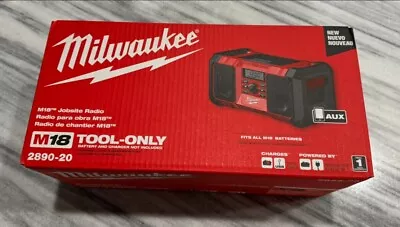 New Milwaukee 2890-20 M18 High Performance AM/FM Jobsite Radio With Dual Speaker • $114.95