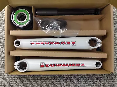 Old School Style Bmx Crank Set Kuwahara Style 175mm With American B/B • $101