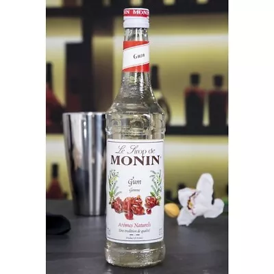 Monin Gomme (Gum) Syrup 1 Litre   Cocktails Best Before Date 04/23 Hence Price • £4.75