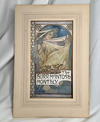 Alphonse Mucha 1907 The Burr McIntosh Monthly Cover - 90549 • $198