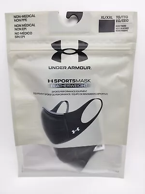 NEW UNDER ARMOUR XL/2XL Blk Sports Mask Featherweight IsoChill Unisex LAST MODEL • $13