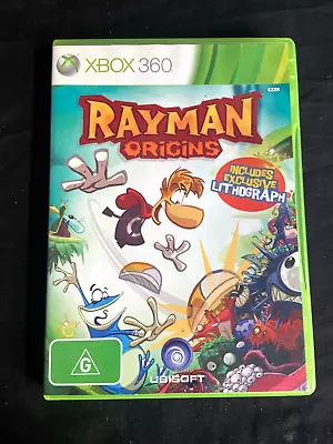 Rayman Origins Complete With Manual Xbox 360 PAL - Free Domestic Postage • $10.45